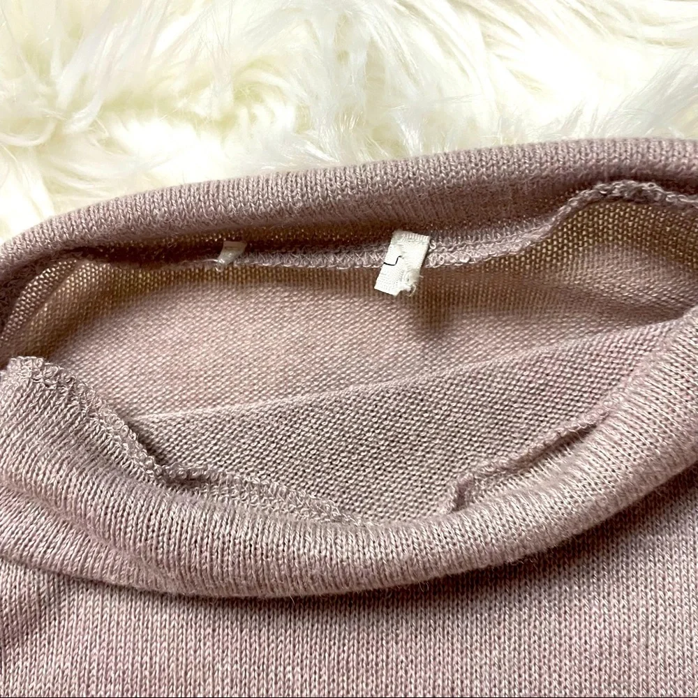 Wilfred Mocha Mock Neck Women’s Long Sleeve Size S EUC - Picture 4 of 5